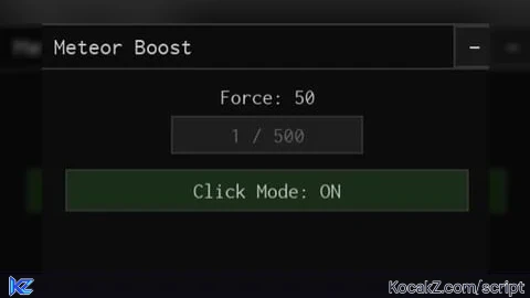MeteorBoostZeroGravityClicktoFlyScript - Verified script for Universal Script