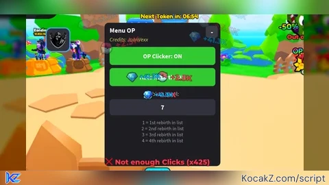 Keyless Ultra auto clicker free and auto Ribirt - Verified script for Clicker Simulator: X