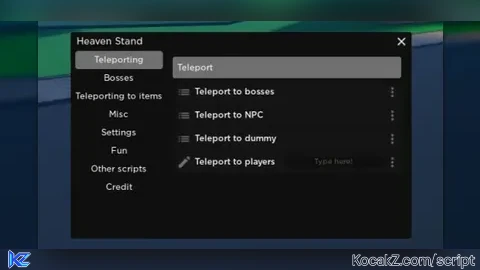 XeonHub - Verified script for Heaven : Stand
