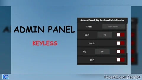 Admin panel, Universal [KEYLESS] - Verified script for Universal Script