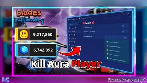 TaoBa IT NooB Kill Aura Player - Verified script for Blades & Buffoonery ⚔️