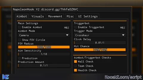 NapoleonHook V2 Universal - Verified script for Universal Script