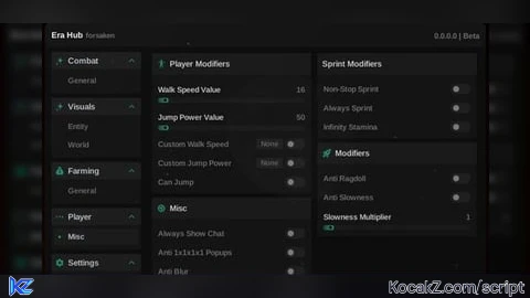 Era Hub - Verified script for Forsaken
