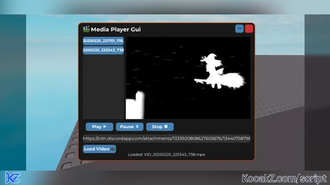 MediaPlayer Gui MP4 - Verified script for Universal Script