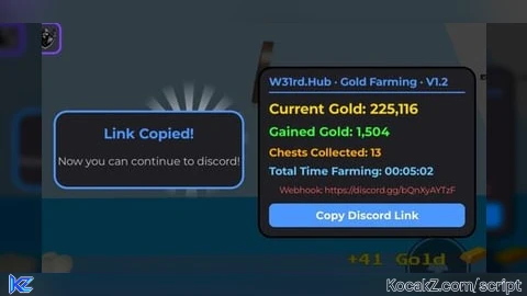Gold Farming by W31rd Hub - Verified script for Build A Boat For Treasure