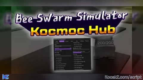 Kocmoc Hub - Verified script for Bee Swarm Simulator