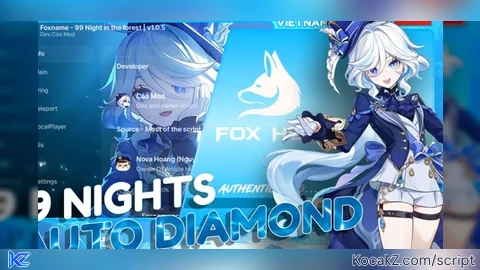 FOXNAME HUB KEYLESS SCRIPT   BEST HUB - Verified script for 99 Nights in the Forest 🔦