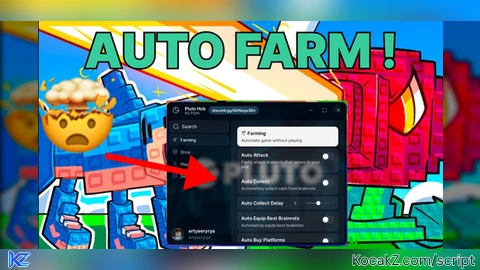Pluto Hub  Auto Attack Auto Buy - Verified script for Plants & Brainrots 🌻