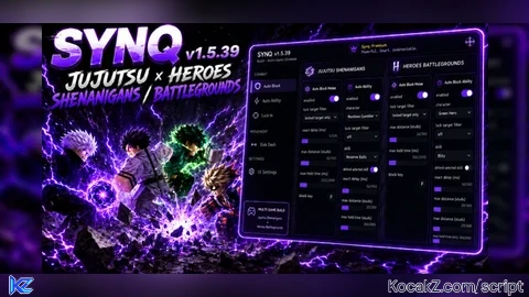 SYNQ Auto Block Melee and Ability Side Dash Auto Ability - Verified script for Universal Script