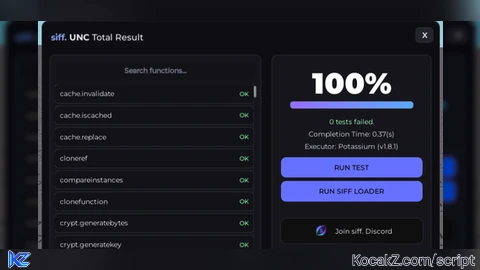 KEYLESS UNC Executor Tester - Verified script for Universal Script