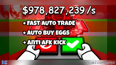 AUTO TRADE AUTO BUY EGG AFK AUTO FARM - Verified script for Trade a Brainrot