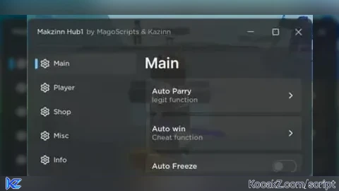 Makzinn hub - Verified script for Blade Ball