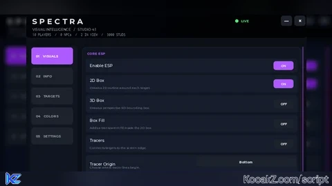 SPECTRA ESP - Verified script for Universal Script