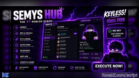 Semys Hub Beta V2 - Verified script for Universal Script