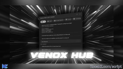 Venox Hub - Verified script for Universal Script