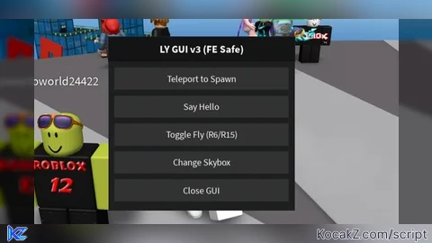 my first script LY GUI - Verified script for Universal Script