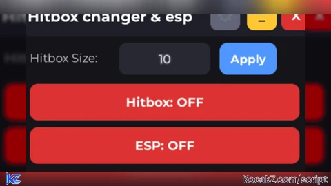Hitbox Changer and esp - Verified script for Universal Script