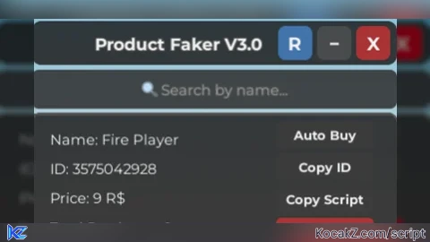 Product Faker V3 - Verified script for Universal Script