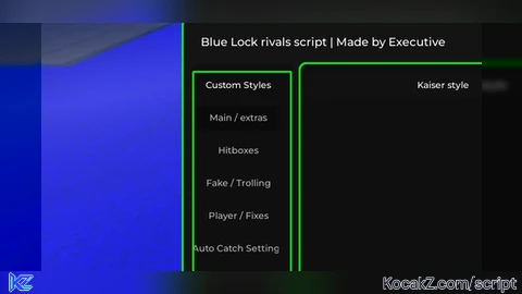 Kaiser Loki v2 Hitbox expanded NO KEY and more - Verified script for Blue Lock: Rivals