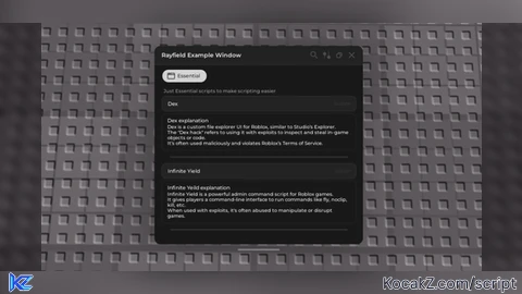 Easy Script Creator - Verified script for Universal Script
