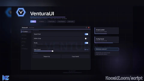 Ventura UI Lib || (V4.1) - Verified script for Universal Script