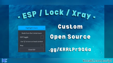 ESP, AIMBOT and XRAY - Verified script for Universal Script