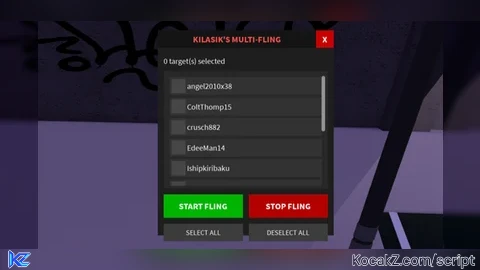 Ultimate Fling GUI - Verified script for Universal Script