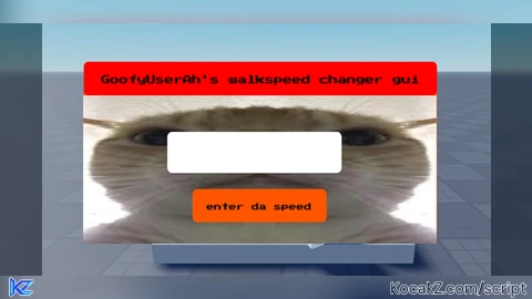 GoofyUserAh Walkspeed changer gui - Verified script for Universal Script