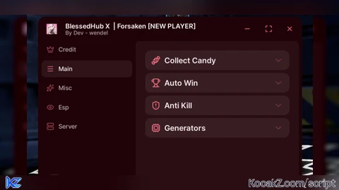 Blessed Hub X Keyless - Verified script for Forsaken