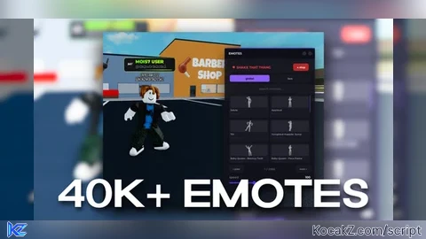 40K EMOTES KEYLESS - Verified script for Universal Script