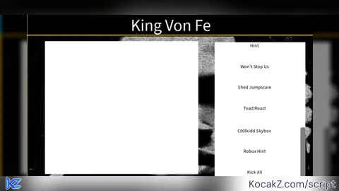 King Von Backdoor - Verified script for Universal Script