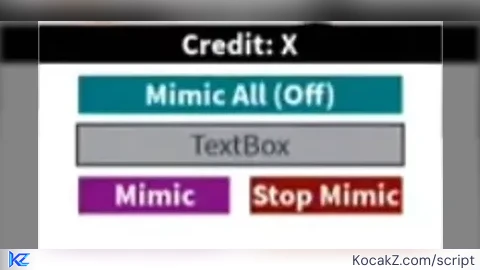 Mimic people - Verified script for Universal Script