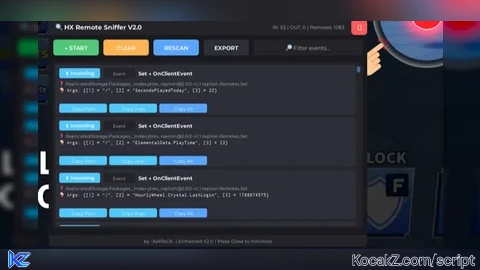 HXSniffer l REMOTE SNIFFER l Spy l Listener l Remote finder - Verified script for Universal Script
