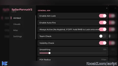 Sp3arParvus - Verified script for Universal Script