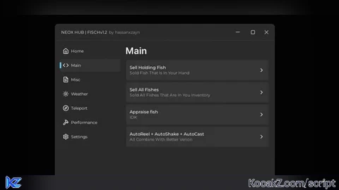 Neox Hub  OPEN SRC - Verified script for Fisch 🐟