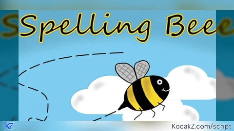 shows current word (outdated) - Verified script for Spelling Bee