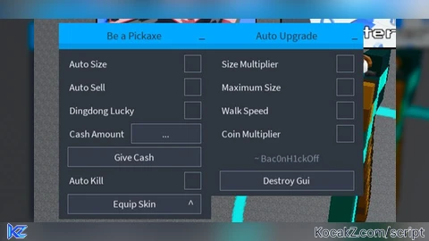 OP - Verified script for Be a Pickaxe