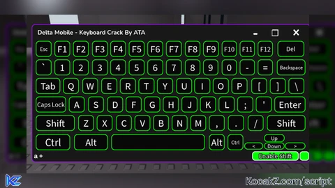Delta keyboard - Verified script for Universal Script