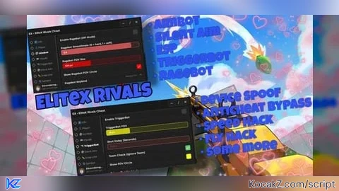 EliteX V3 I UD I SilentAim I OP Script I Aimbot I ESP I more - Verified script for RIVALS