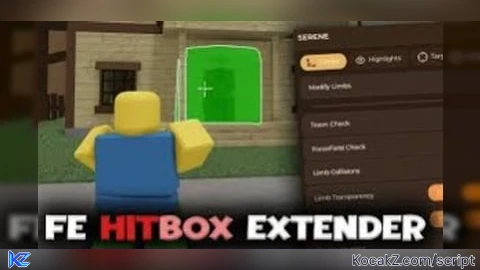 FE Hitbox Extender Script Hub - Verified script for Universal Script
