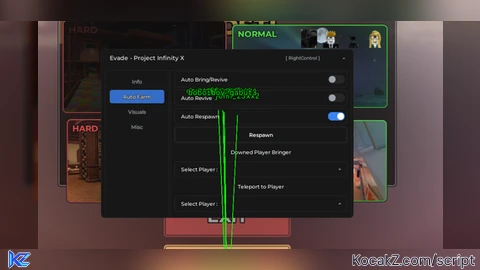 Project Infinity X - Verified script for Evade
