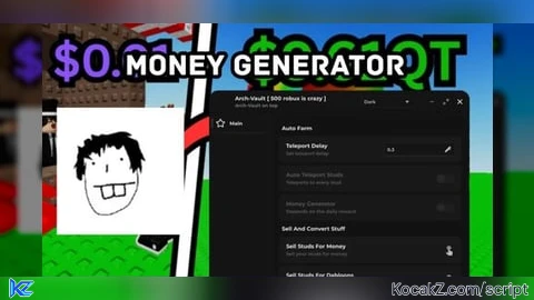 Money Generator Auto Farm Stud Script