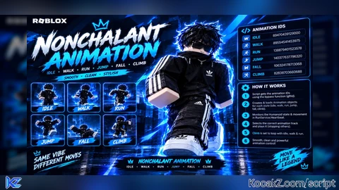 NONCHALANT ANIMATION - Verified script for Universal Script