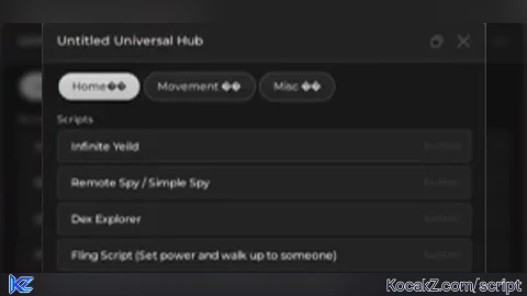 Untitled Universal Hub - Verified script for Universal Script