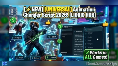 OP ANIMATION CHANGER - Verified script for Universal Script