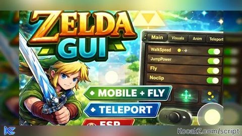 Zeldas GUI KEYLESS - Verified script for Universal Script