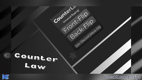 Universal Back or Front Flips - Verified script for Universal Script
