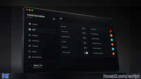 couscous menu - Verified script for Universal Script