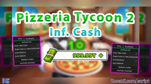 Infinite Cash and Auto Farm - Verified script for 🍕 Pizzeria Tycoon 2