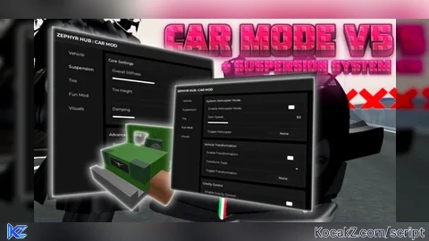 CAR MOD V5 - Verified script for Universal Script